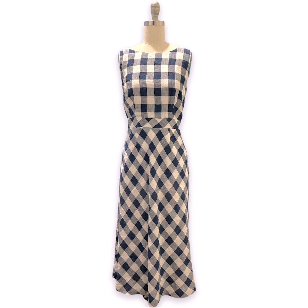 Hobbs Myrna Gingham Dress
